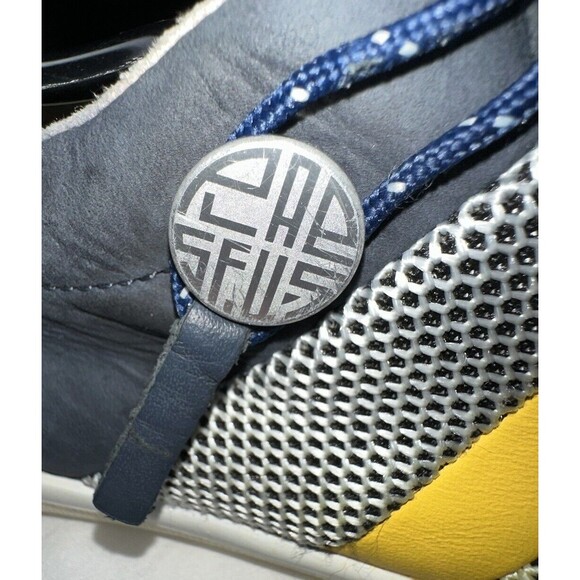 Plae‎ Butler Shoes Sneakers Dress Mens Size 10 Womens 11.5 Blue Yellow Preppy - Picture 7 of 15